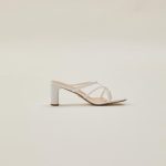 Vares Strap Heels in White
