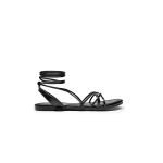 Women's Flat Sandals with Lace-Up Comfort and Elegance
