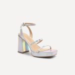 Women's Platform Open-Toe Ankle Strap High Heels