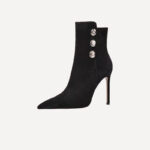 Fashionable Pointed Toe Stiletto Heel Women's Ankle Boots