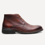 Stylish Wear-Resistant Men's Leather Boots High-End Feel