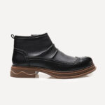 Men's Leather Boots Classic Wear-Resistant Versatile Style